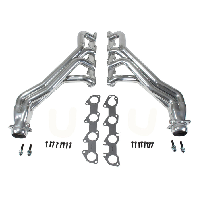 BBK Performance Parts 16470 2005-08 DODGE 5.7 CHALL/ CHAR 300 HEMI LONG TUBES (POLISHED SILVER CERAMIC) - Truck Part Superstore