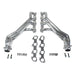BBK Performance Parts 16480 2005-19 Dodge 6.1L 6.2L 6.4L CHALL CHAR LONG TUBES (POLISHED SILVER CERAMIC) - Truck Part Superstore