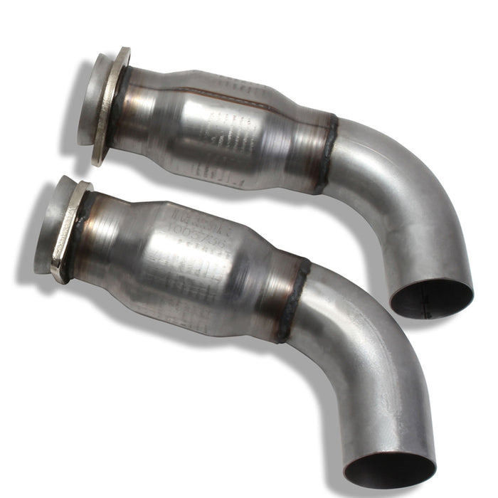 BBK Performance Parts 16481 2005-2023 Dodge 6.1L 6.2L 6.4L CHALL CHARG HELLCAT SHORT MID PIPE W/Cats - Truck Part Superstore
