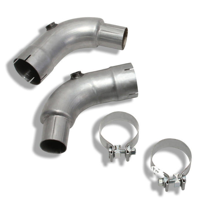 BBK Performance Parts 16481 2005-2023 Dodge 6.1L 6.2L 6.4L CHALL CHARG HELLCAT SHORT MID PIPE W/Cats - Truck Part Superstore