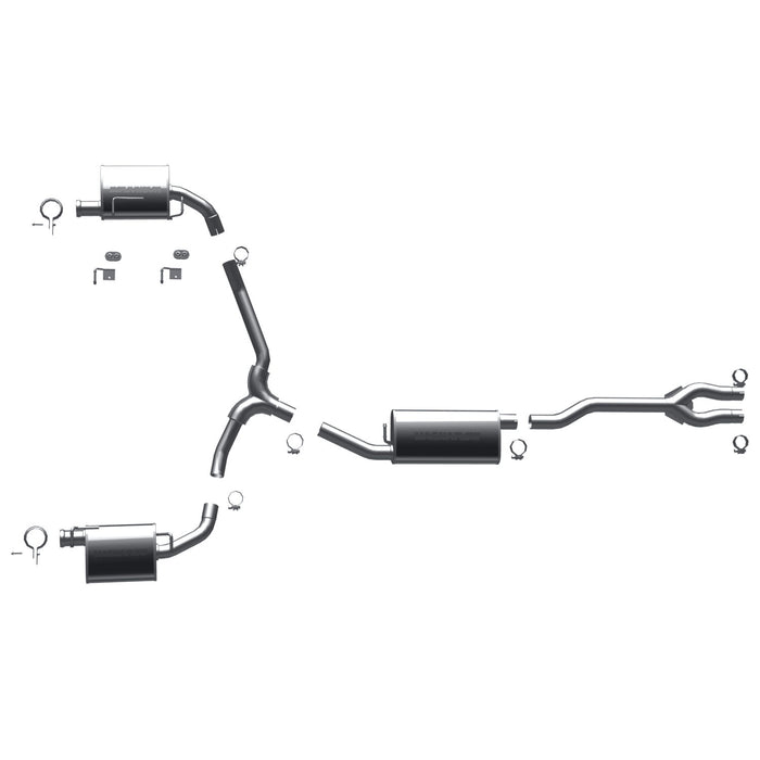MagnaFlow Exhaust Products 16484 Street Series Stainless Cat-Back System - Truck Part Superstore
