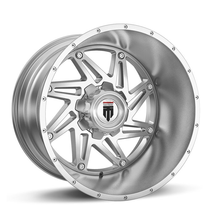 AMERICAN TRUXX AT165-22452P-76 AT165 WARRIOR POLISHED 22X14 5-127 -76mm 78.1mm - Truck Part Superstore