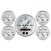 AutoMeter 1650 GAUGE KIT; 5 PC.; 3 3/8in./2 1/16in.; GPS SPEEDOMETER; OLD TYME WHITE - Truck Part Superstore
