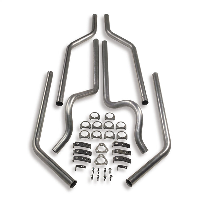 Hooker 16521HKR Dual Competition Header Back Exhaust System Kit - Truck Part Superstore