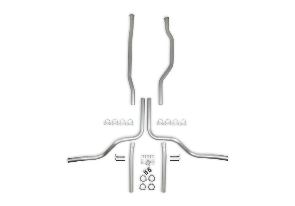 Hooker 16526HKR Dual Competition Header Back Exhaust System Kit - Truck Part Superstore