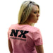 Nitrous Express 16535 Pink T-Shirt with Black NX Logo Front and Back; XXXL - Truck Part Superstore