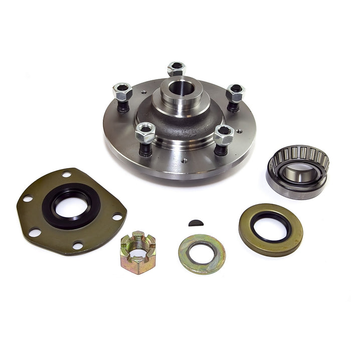 Omix 16537.03 Axle Hub Assembly; Rear; AMC 20; Incl. Bearing/Cup/2 Oil Seals/Nut/Washer/Key; - Truck Part Superstore