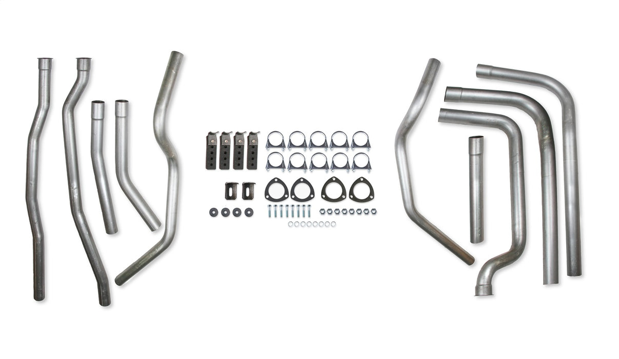 Hooker 16552HKR Dual Competition Header Back Exhaust System Kit - Truck Part Superstore