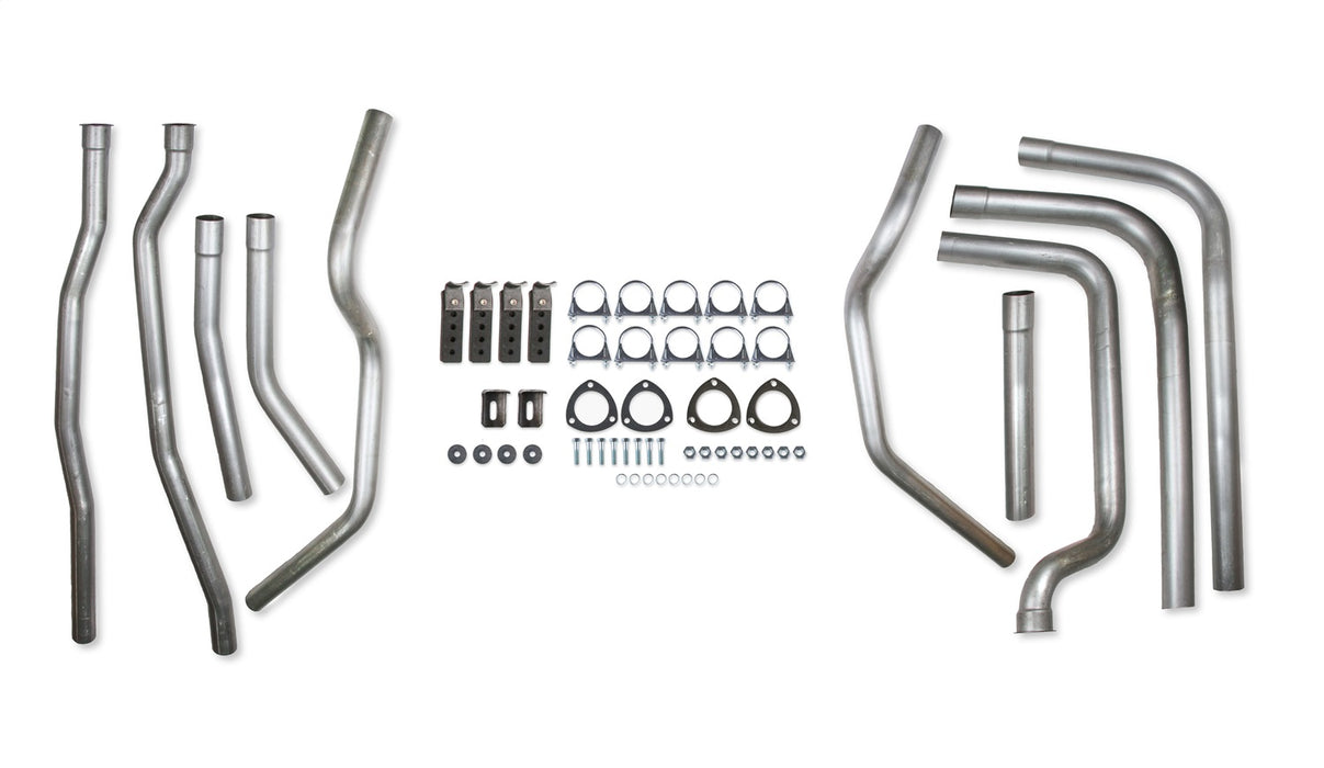 Hooker 16552HKR Dual Competition Header Back Exhaust System Kit - Truck Part Superstore