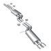 MagnaFlow Exhaust Products 16553 Touring Series Stainless Cat-Back System - Truck Part Superstore