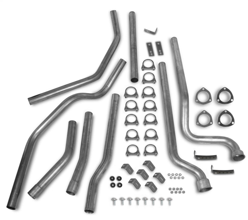 Hooker 16561HKR Dual Competition Header Back Exhaust System Kit - Truck Part Superstore