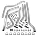 Hooker 16565HKR Dual Competition Header Back Exhaust System Kit - Truck Part Superstore