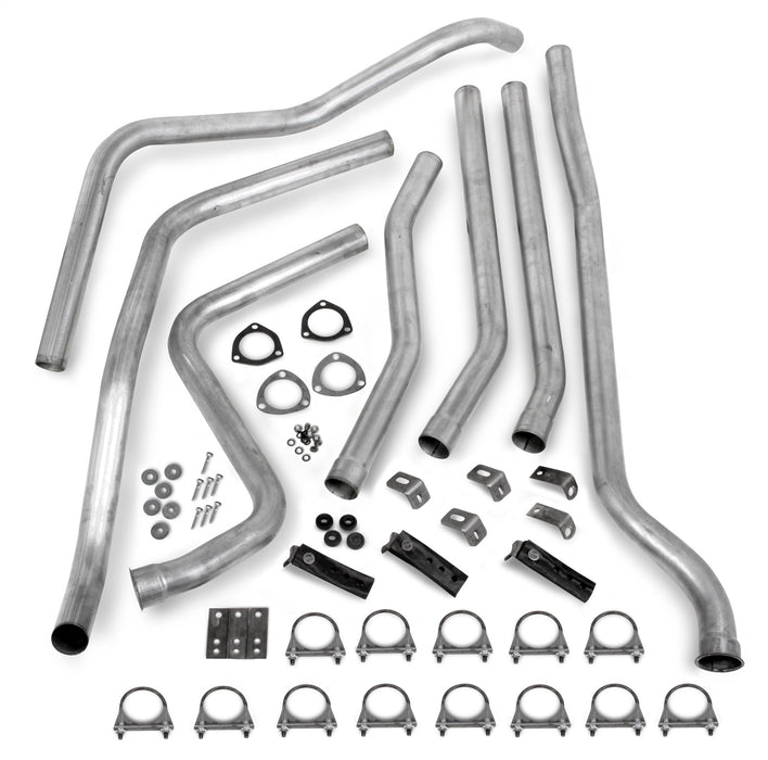 Hooker 16565HKR Dual Competition Header Back Exhaust System Kit - Truck Part Superstore