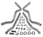 Hooker 16567HKR Dual Competition Header Back Exhaust System Kit - Truck Part Superstore