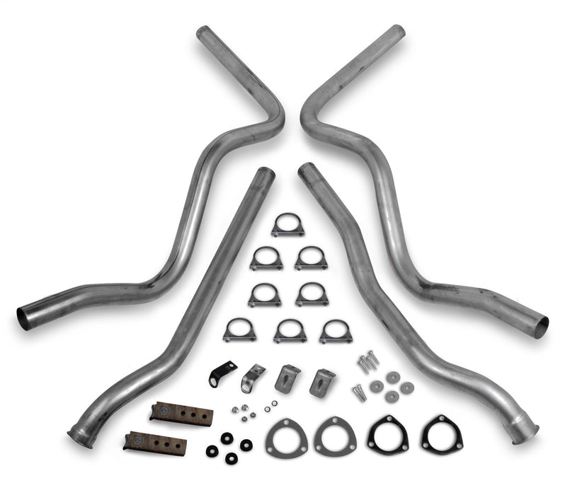 Hooker 16567HKR Dual Competition Header Back Exhaust System Kit - Truck Part Superstore