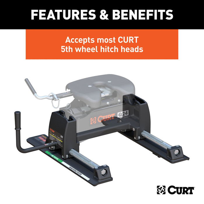 CURT 16570 CURT 16570 R24 5th Wheel Roller for Short Bed Trucks; 24;000 lbs - Truck Part Superstore
