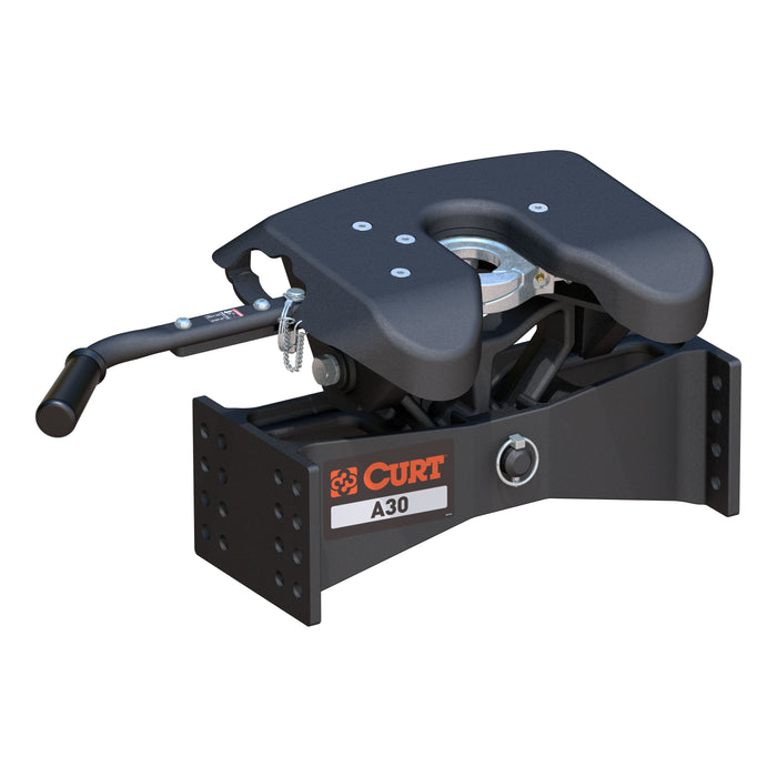 CURT 16590 CURT 16590 A30 5th Wheel Hitch Head Only; Legs or Roller Required; 30;000 lbs - Truck Part Superstore