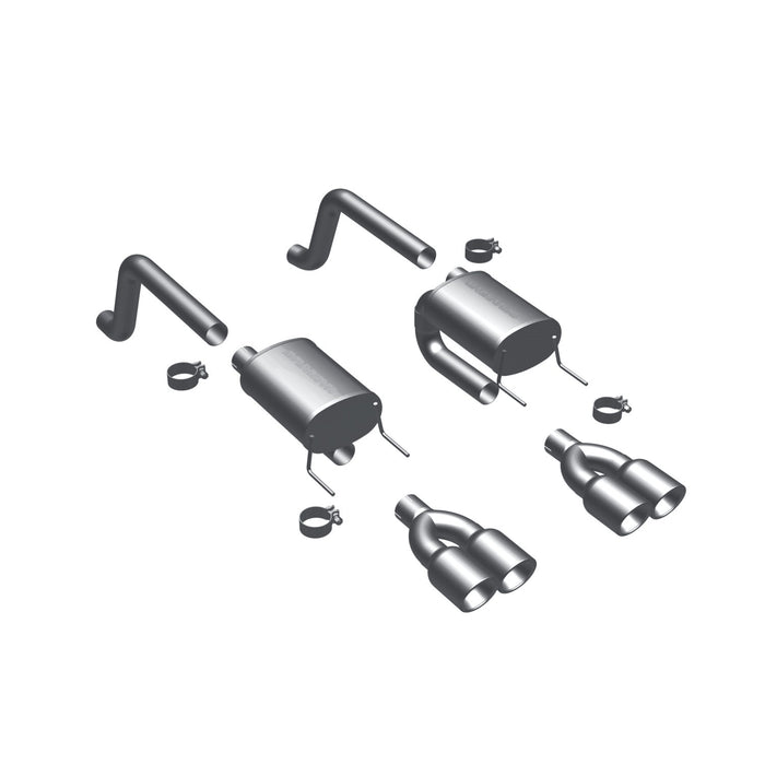 MagnaFlow Exhaust Products 16593 Street Series Stainless Axle-Back System - Truck Part Superstore