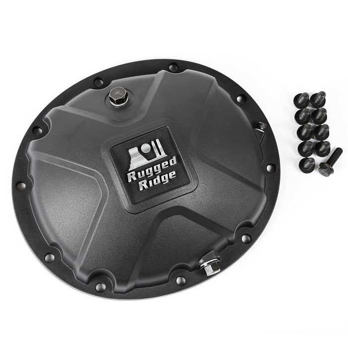 Rugged Ridge 16595.14 Boulder Differential Cover; Black; For Use w/Dana 35 Axle; - Truck Part Superstore