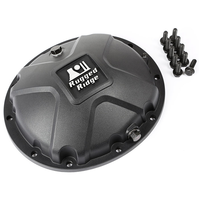 Rugged Ridge 16595.14 Boulder Differential Cover; Black; For Use w/Dana 35 Axle; - Truck Part Superstore