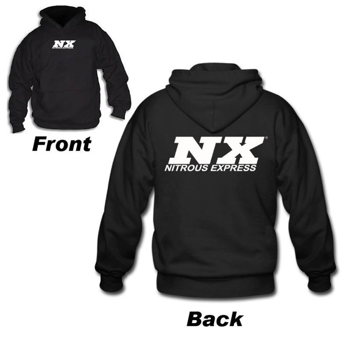 Nitrous Express 16595 BLACK NX HOODIE; MED - Truck Part Superstore