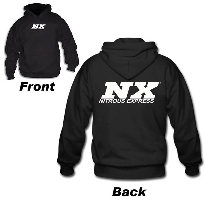 Nitrous Express 16597 BLACK NX HOODIE; XL - Truck Part Superstore