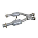 BBK Performance Parts 1659 1979-1993 MUSTANG 5.0 2.5 SHORT MID X PIPE W/ CATALYTIC CONVERTERS - Truck Part Superstore