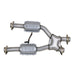 BBK Performance Parts 1659 1979-1993 MUSTANG 5.0 2.5 SHORT MID X PIPE W/ CATALYTIC CONVERTERS - Truck Part Superstore