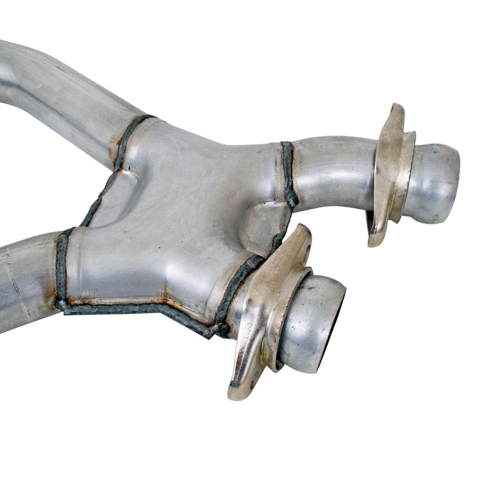 BBK Performance Parts 1659 1979-1993 MUSTANG 5.0 2.5 SHORT MID X PIPE W/ CATALYTIC CONVERTERS - Truck Part Superstore