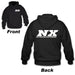 Nitrous Express 16600 BLACK NX HOODIE; 4X - Truck Part Superstore