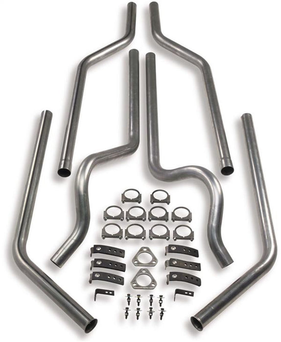 Hooker 16621HKR Dual Competition Manifold Back Exhaust System Kit - Truck Part Superstore