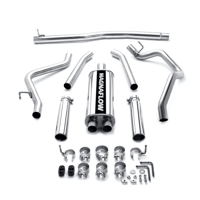 MagnaFlow Exhaust Products 16622 Street Series Stainless Cat-Back System - Truck Part Superstore