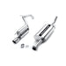 MagnaFlow Exhaust Products 16631 Street Series Stainless Cat-Back System - Truck Part Superstore