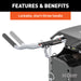CURT 16636 Q20 Sliding 5th Wheel Hitch with Rails; 20;000 lbs. - Truck Part Superstore