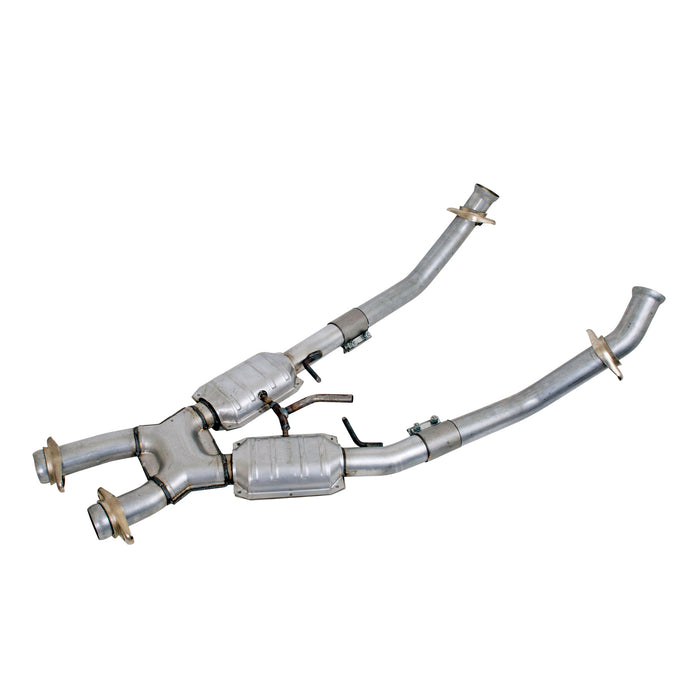 BBK Performance Parts 1663 1994-1995 MUSTANG 5.0 2.5 FULL X PIPE W/CATALYTIC CONVERTERS - Truck Part Superstore