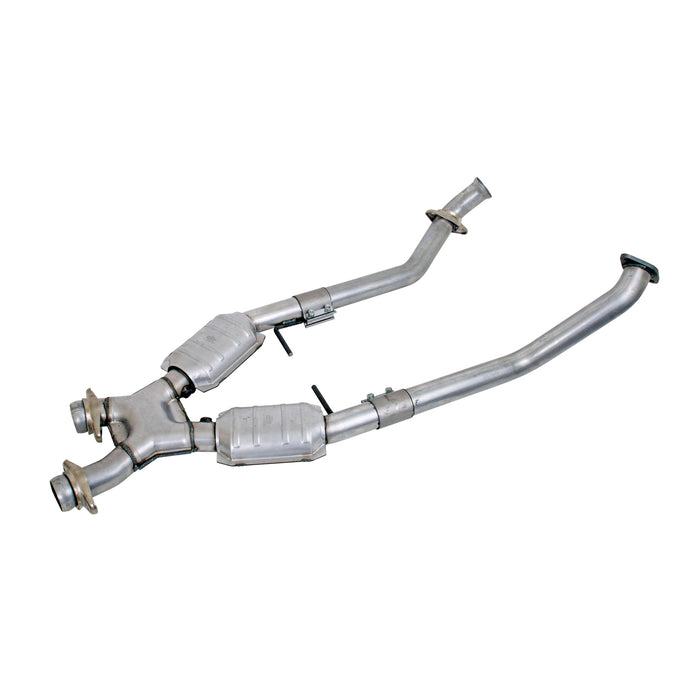 BBK Performance Parts 1666 1996-1998 MUSTANG GT 2.5 FULL X PIPE W/CATALYTIC CONVERTERS - Truck Part Superstore