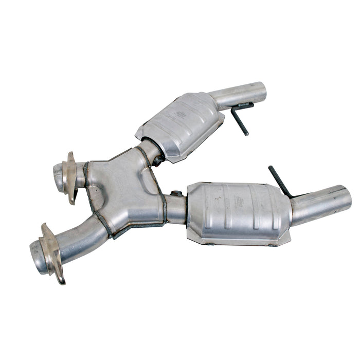 BBK Performance Parts 1666 1996-1998 MUSTANG GT 2.5 FULL X PIPE W/CATALYTIC CONVERTERS - Truck Part Superstore