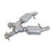 BBK Performance Parts 1666 1996-1998 MUSTANG GT 2.5 FULL X PIPE W/CATALYTIC CONVERTERS - Truck Part Superstore