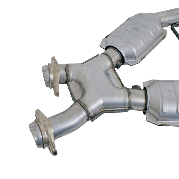 BBK Performance Parts 1666 1996-1998 MUSTANG GT 2.5 FULL X PIPE W/CATALYTIC CONVERTERS - Truck Part Superstore