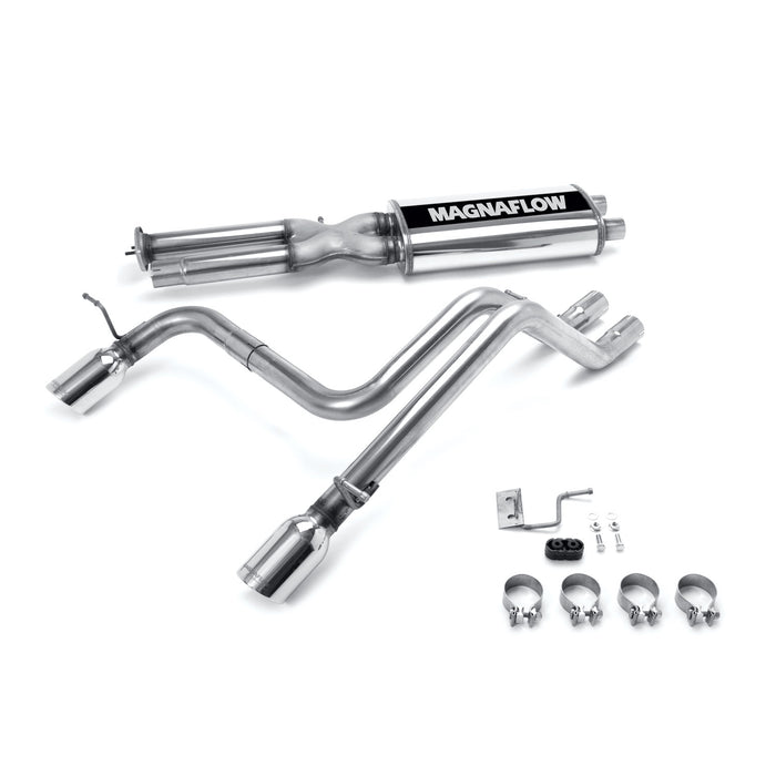 MagnaFlow Exhaust Products 16673 Street Series Stainless Cat-Back System - Truck Part Superstore
