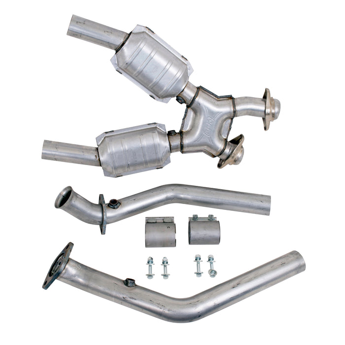 BBK Performance Parts 1670 1999-2004 MUSTANG 4.6L FULL 2.5 X PIPE W/CONVERTERS. - Truck Part Superstore