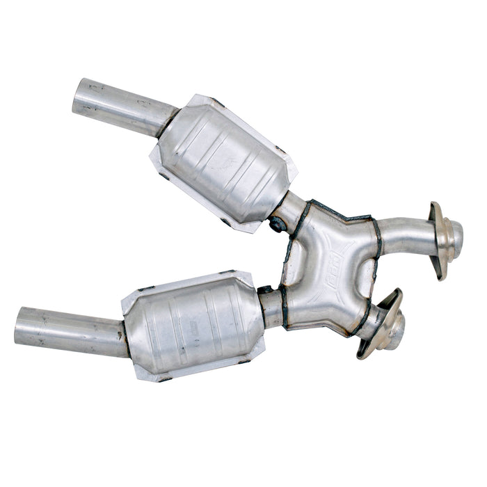 BBK Performance Parts 1670 1999-2004 MUSTANG 4.6L FULL 2.5 X PIPE W/CONVERTERS. - Truck Part Superstore