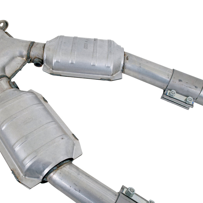 BBK Performance Parts 1670 1999-2004 MUSTANG 4.6L FULL 2.5 X PIPE W/CONVERTERS. - Truck Part Superstore