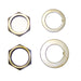 Omix 16710.01 Spindle Nut And Washer Kit; Rear; Dana 27;  Incl. 2 Nuts/2 Washers;; - Truck Part Superstore