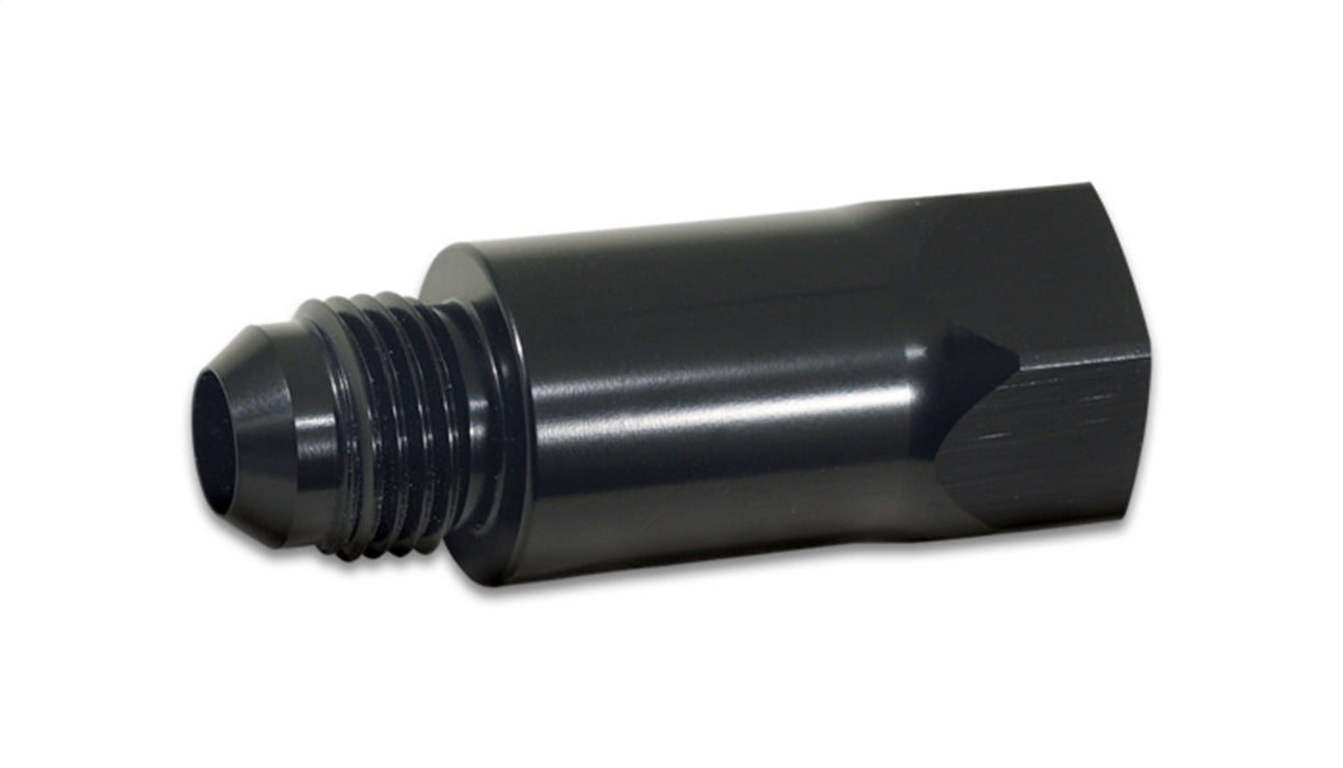 Vibrant Performance 16714 External Rollover Valve; Male An Size: -6; Female ORB Size: -10; Black Anodized; - Truck Part Superstore
