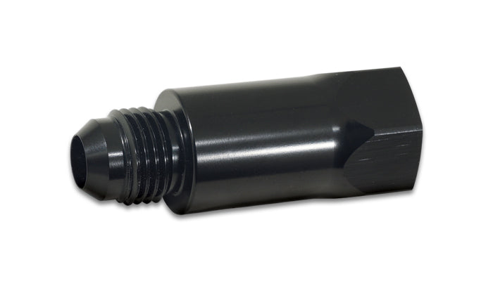 Vibrant Performance 16714 External Rollover Valve; Male An Size: -6; Female ORB Size: -10; Black Anodized; - Truck Part Superstore