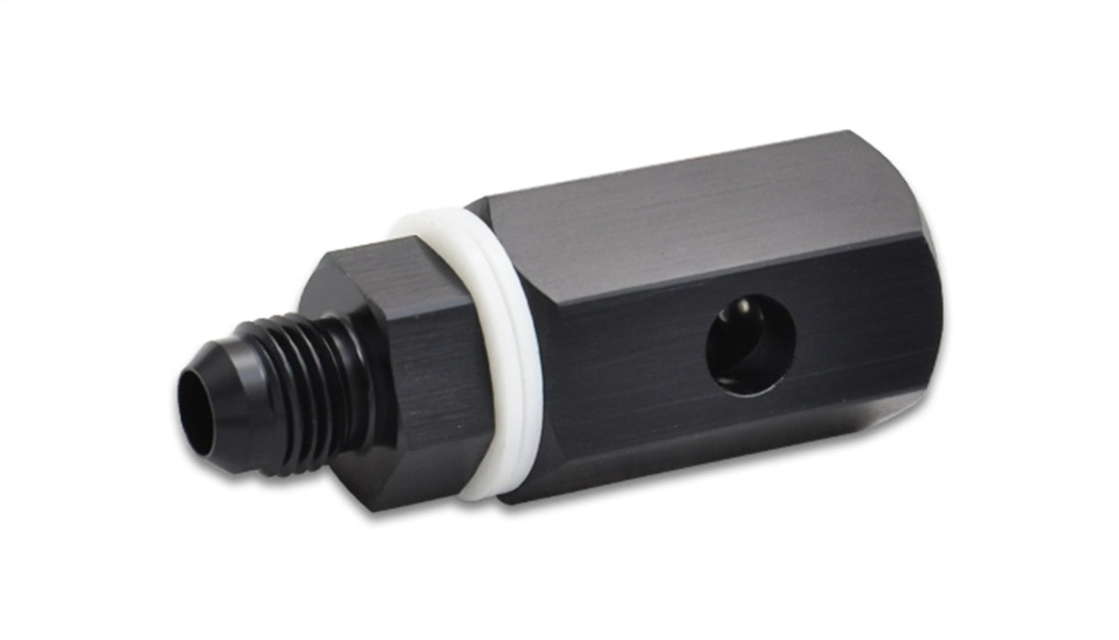 Vibrant Performance 16722 Roll Over Valve; Size: -12AN; 6061 Aluminum; Anodized Black; - Truck Part Superstore