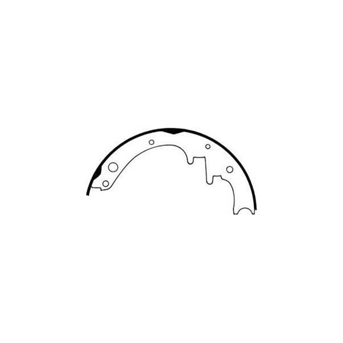 Omix 16726.05 Brake Shoe Set; Rear; Dana 35; 10 in.; Per Axle;; - Truck Part Superstore