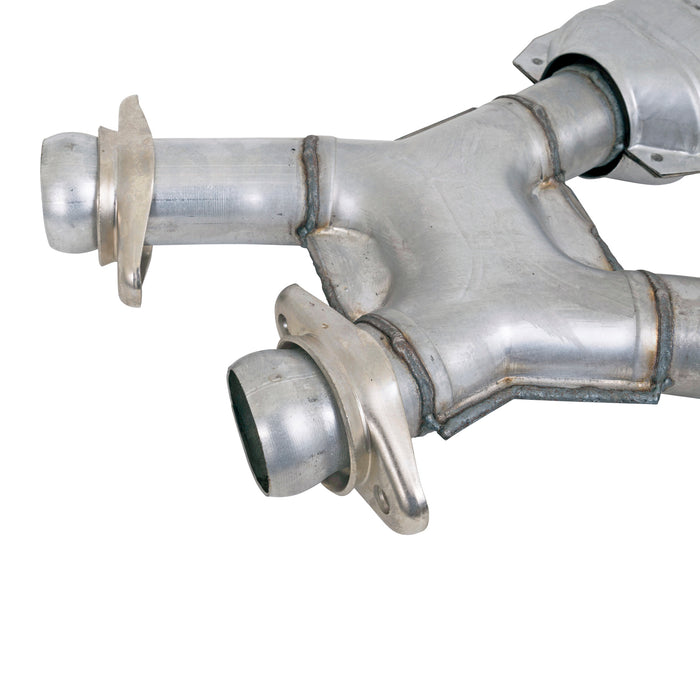 BBK Performance Parts 1672 1994-1995 MUSTANG GT 2.5 SHORT MID X PIPE W/CATALYTIC CONVERTERS - Truck Part Superstore