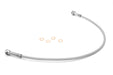 Rugged Ridge 16734.07 Brake Hose; Front; Pair; Braided Stainless Steel; 15 in. Length; - Truck Part Superstore